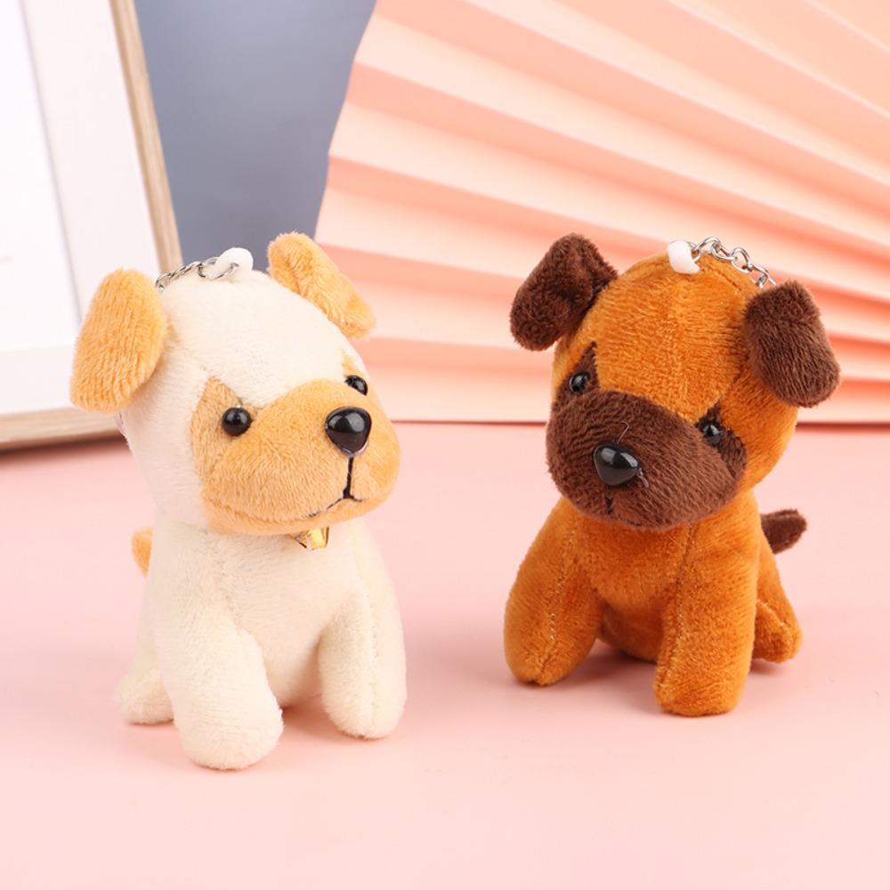 Cartoon Wolfhound Plush Toy Keychain Plush Doll Wolf Dog Stuffed Doll Key Ring  Kid Gifts