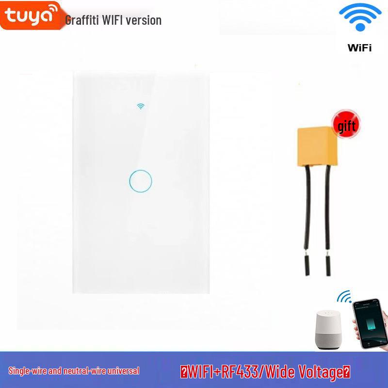 Graffiti Smart WiFi Touch Wall Switch with Siri Voice Control