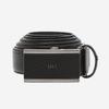 Black Embossed Leather Automatic Belt Dbbe4e992bk