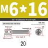 304 Stainless Steel Lead Seal Galvanized Meter Screw with Cross Hole