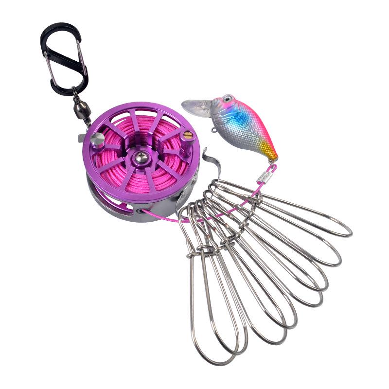 

Love Lure Retractable Fish Lock with Portable Reel Upgraded 60#