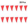 20Pcs Mini Santa Hat Christmas Tableware Covers Material Bright Decoration Gift Favor Tableware Cover
