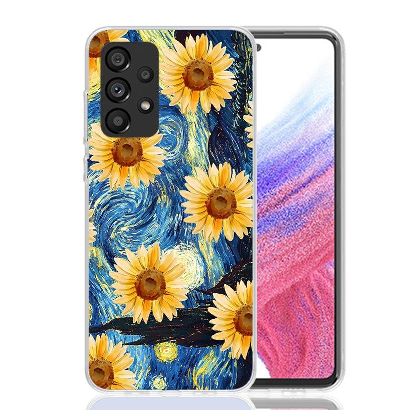 Starry Night Van Gogh Art Phone Case For Samsung Galaxy A17 A16 A14 A15 A13 A57 A56 A54 A55 A53 A37 A36 A34 A35 A33 A26 A24 A25