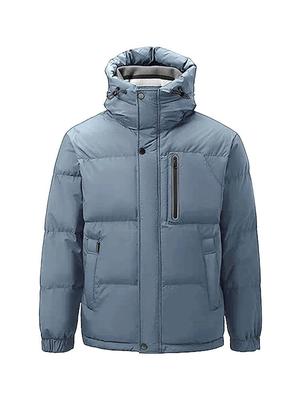 Brand Tag Men's Windproof Hooded Down Jacket - Winter Fashion Y4Y804