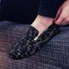 Fashion Summer Men's Loafers Comfortable Canvas Casual Shoes for Men Slip-On Soft Driving Shoes Fashion Big Size Men Walking Shoes Flats