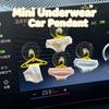 3/4Pcs Wear Resistant Car Pendant Mini Underwear Car Hanging Ornament  Car Interior