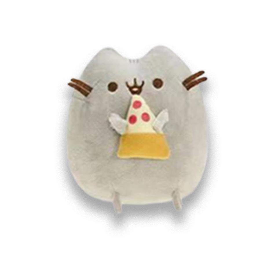 Divertido gato de peluche de , juguete de dibujos animados, gato de Anime suave, animales de peluche, muñecos de peluche, decora