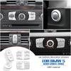 ABS Interior Sticker Set for BMW 5 Series E60 2004-2010 Air Conditioning Start Stop Engine Button Switch