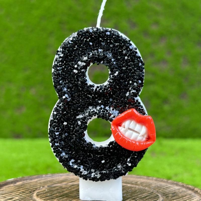 Creative Digital Birthday Candle Cake Party Decoration Birthday Wax Diy