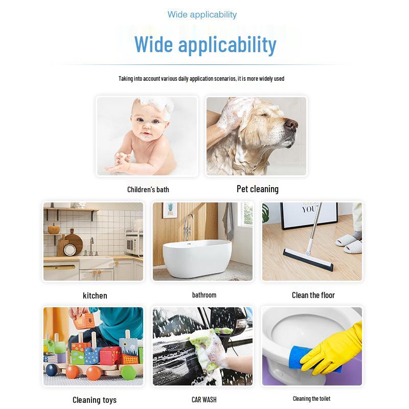 Electric Foaming Soap Dispenser for Kitchen, Pet Bath, Shower, and Facial Cleanser.