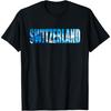 Switzerland With Snow Covered Mountains T-Shirt