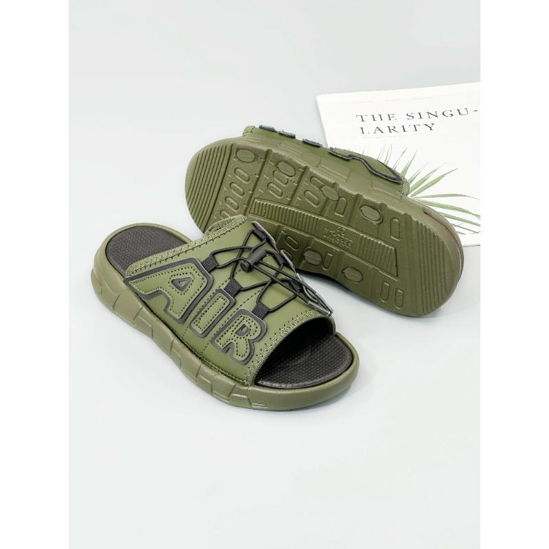 Men's Lightweight Air Cushion Flip Flops 2025 Summer Non-Slip PVC Soft Slide Slippers for Beach & Casual Wear Chanclas Hombre