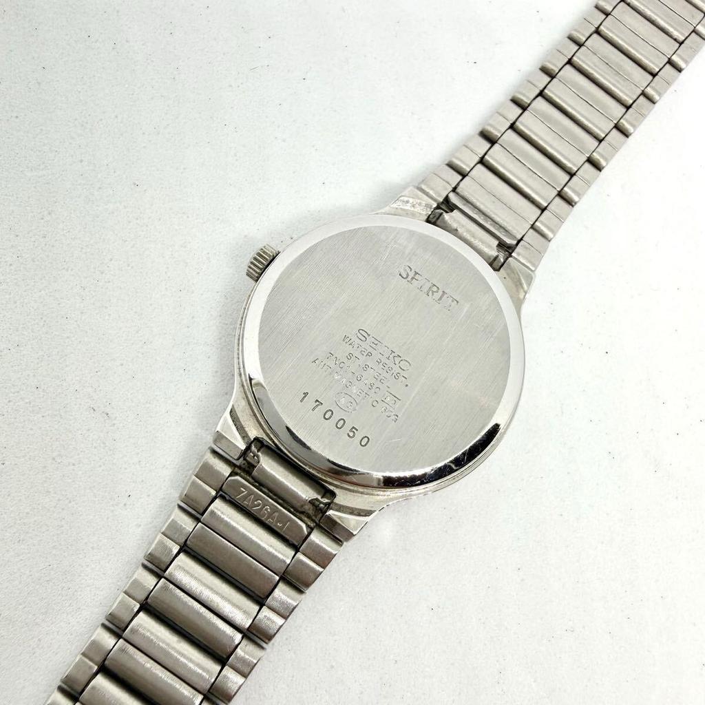 Used Good Condition Working Item SEIKO SPIRIT Seiko Spirit Watch Silver Quartz Working