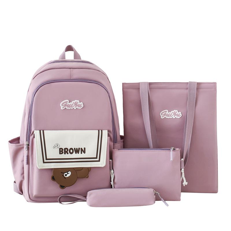 

Рюкзак для студентов колледжа Новый стиль Рюкзак для студентов средней школы Инс Корейский Большой вместимости Рюкзак для подростков