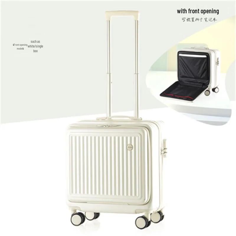 Lishen Upgraded Front-Opening Carry-on Suitcase