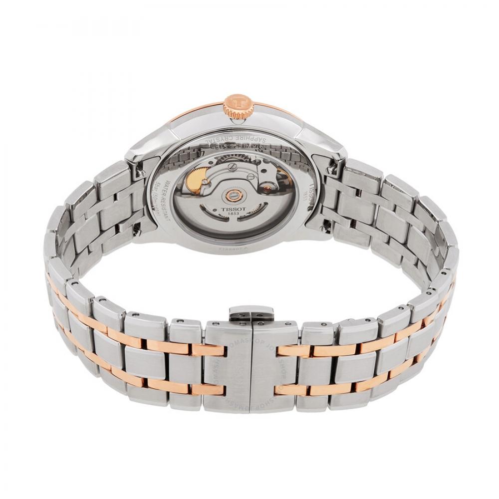 Tissot Chemin DeS TourelleS Automatic Silver Dial Two Tone Men S Watch T1398072203800