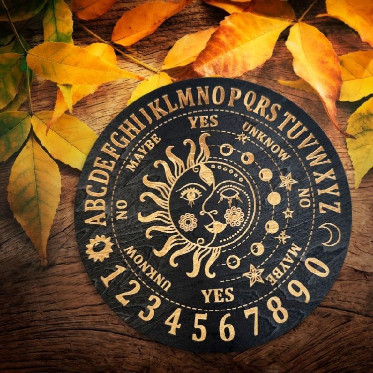 Holz Pendelbrett für Divination Mondenergie Platten Meditation Hexerei Zubehör Altar Metaphysische Astrologie Rituale