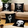 The P-Punisher Logo Pillow Case Plush Fabric Soft Pillowcase Double Sided Print Cushion Cover Household Gifts