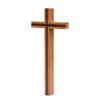 Wall Cross Home Decor Mysterious Simple Gift Durable Solid Rubber Wood Elegant Christian Style Craft Blessing Church