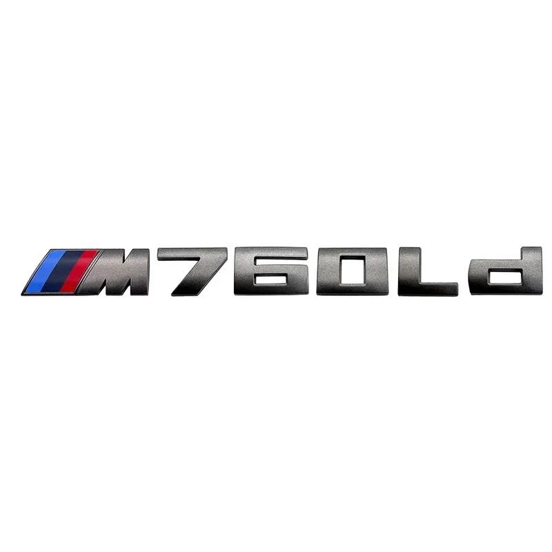 For BMW M 5.5cm Sticker M135I M240D M340I M550D M440D M135D M760LI M140D Modified Digital Displacement Standard ABS Rear Logo rvbf26