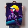 Tukan Retro Kunst Gedrucktes Poster Individuelle Wandkunst Retro Vintage Metallblechschilder zur Dekoration Wohnzimmer Dekor Männer Wand Deko