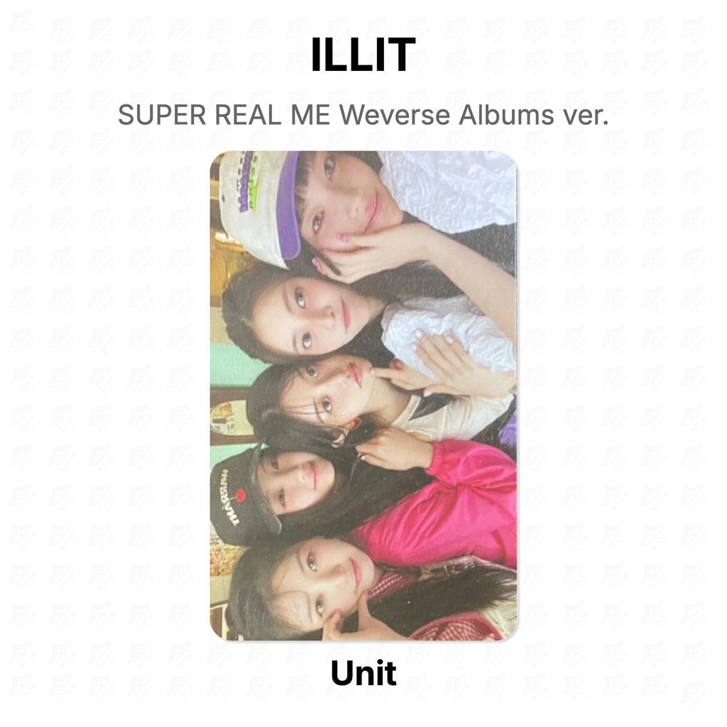 ILLIT SUPER REAL ME Weverse Albums ver. Official Photocard