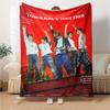 Txt Poster Print Flannel Blanket High Quality Warm Comfortable Cover for All Seasons Perfect for Gifts Home Decor