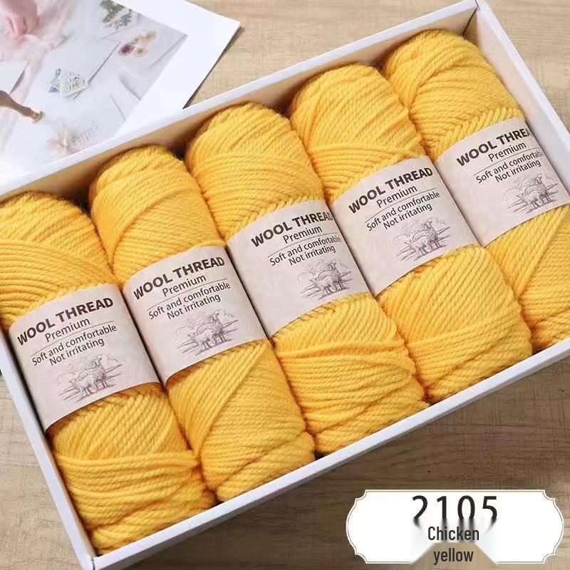 Soft Alpaca Wool Chunky Yarn for Hand Knitting Sweaters, Scarves, and Hats