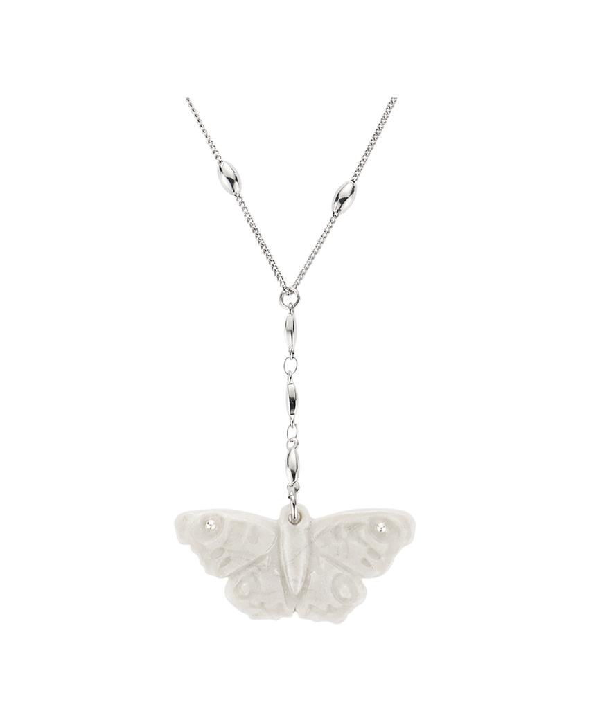 Nff Butterfly Necklace-White