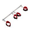 BDSM Bondage Set Stainless Steel Adjustable Telescopic Sex Slave Handcuffs Ankle Cuffs Fetish Restraints Sex Toys for