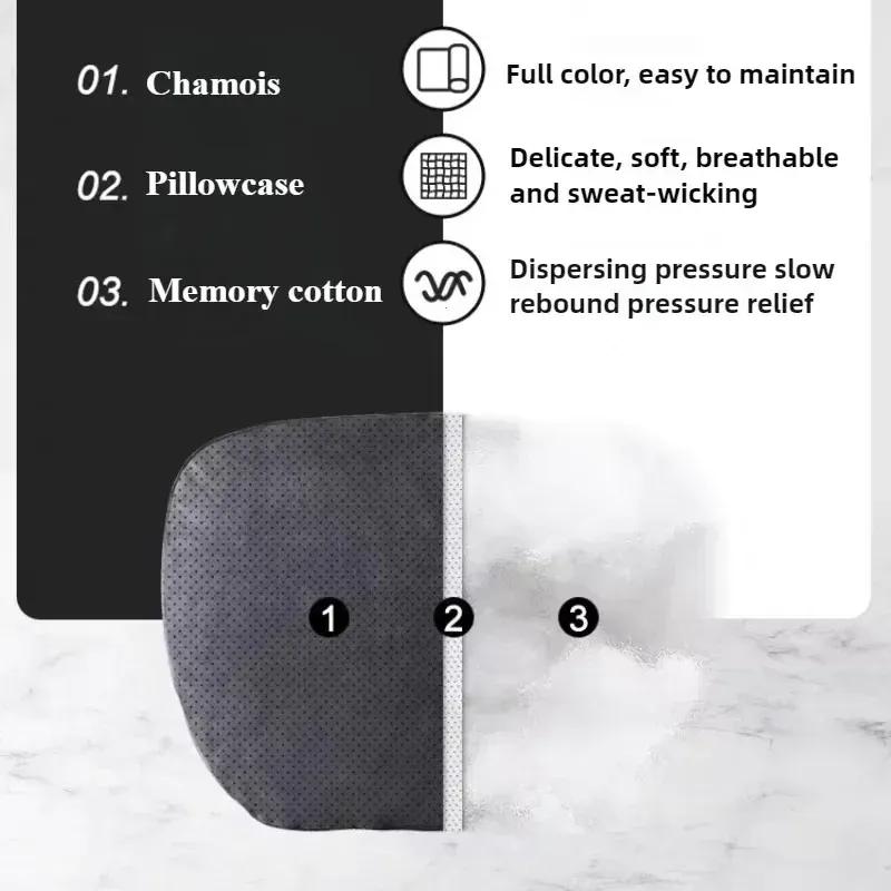 NEW Top Quality Car Headrest Neck Support Seat For Maybach Design S Class Soft Universal Adjustable Car Neck Pillow Waist pillow