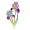 Pin Brooch Pin Enamel Flower Design with Smooth Edges Lightweight