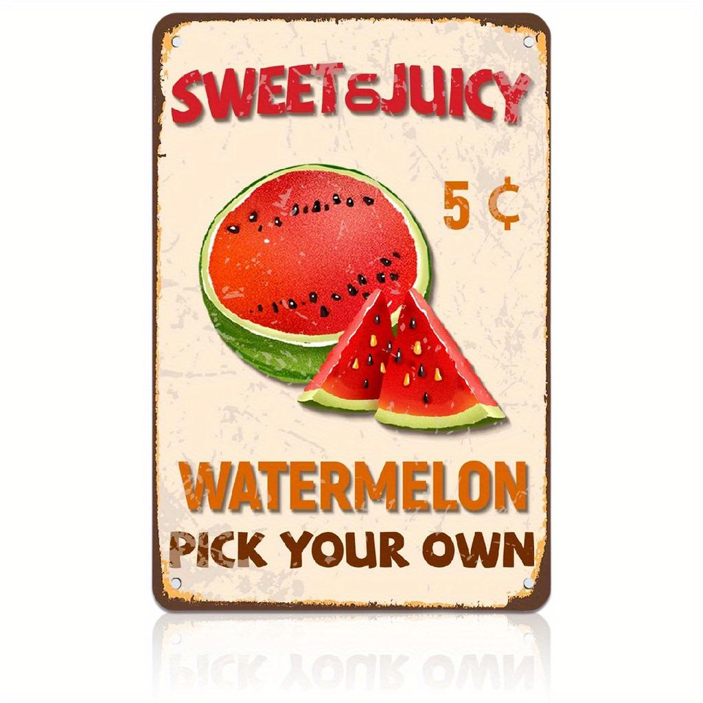 Vintage Garden Metal Tin Sign - Floral & Gardening Tools Design Perfect for Bar Cafes Restaurants, Garages & Home Decor Wall Art