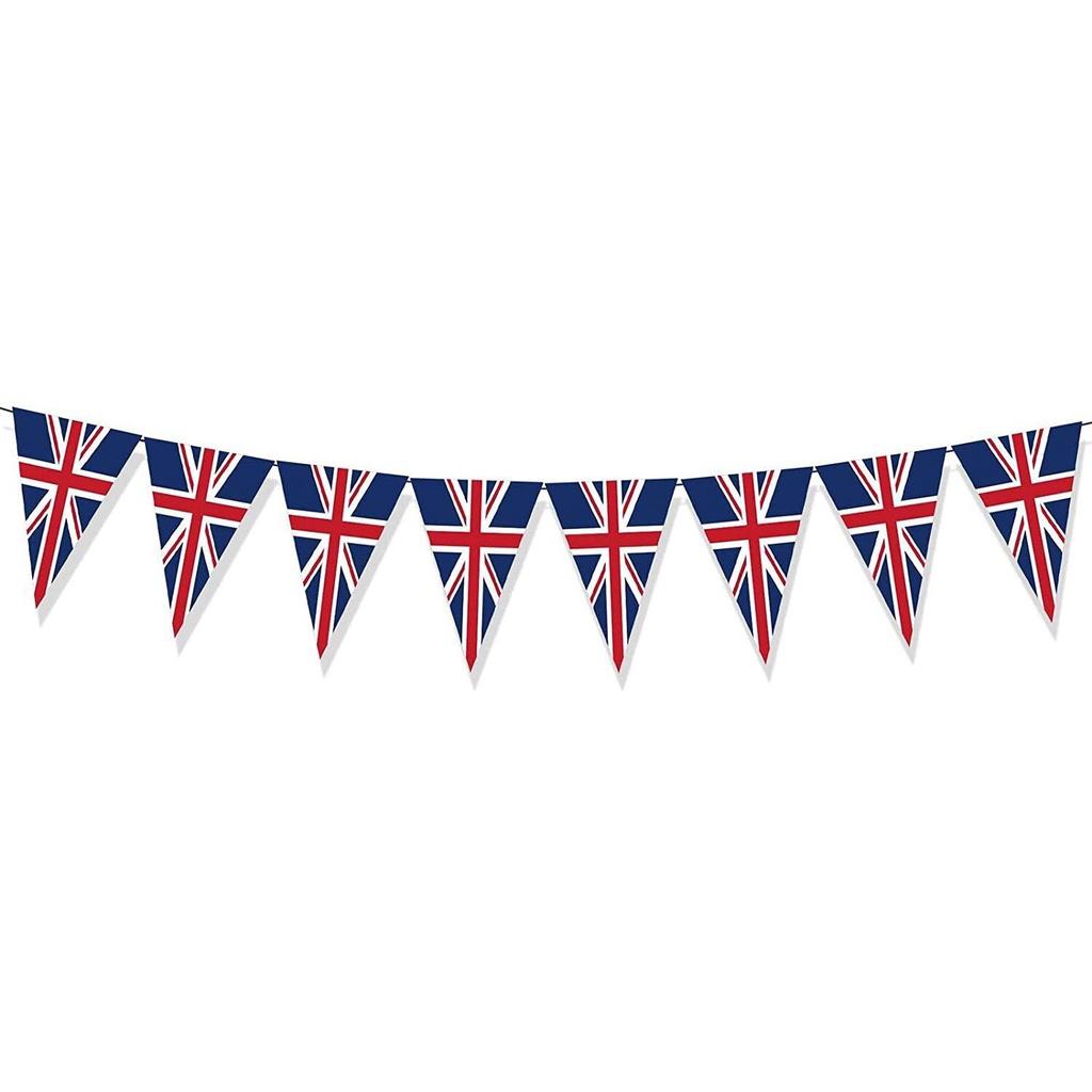 Britische Flagge Partyzubehör Set Gedenken Sie dem Platinjubiläum 2022 mit diesem wertvollen, multifunktionalen Set!