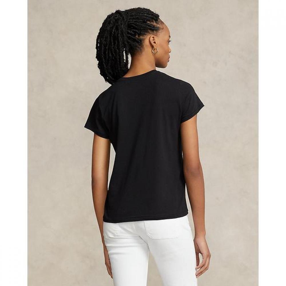 Polo Ralph Lauren Women Cotton Jersey Crewneck Tee  Wmpoknincu20694001 
