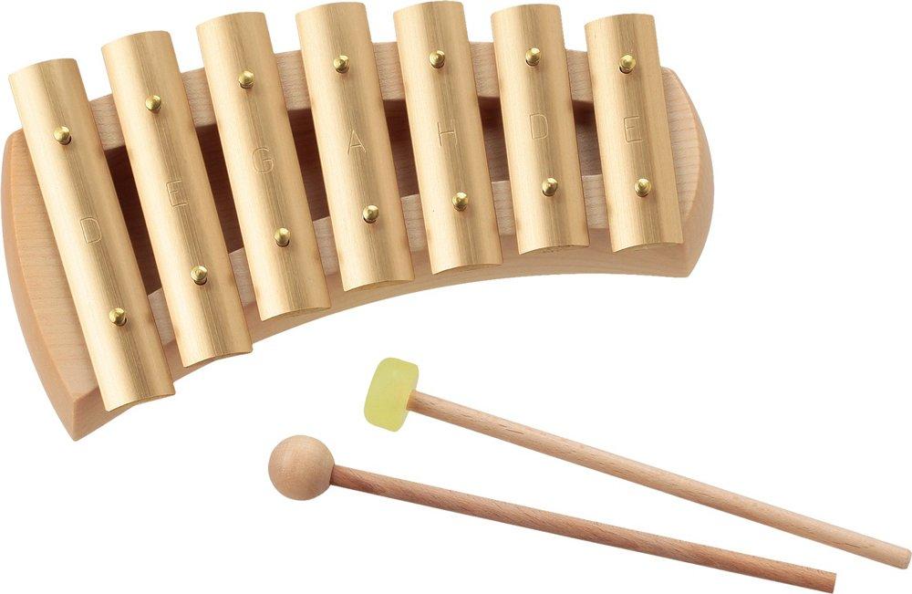 

AURIS Musical Instruments Metallophone Brass Glockenspiel Pentatonic 7 Tones