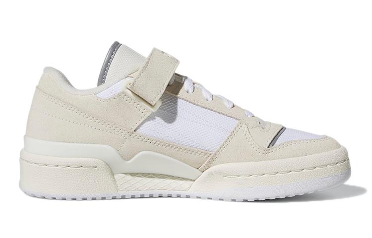 Kids' Sneakers Adidas Forum Low J 'Off White Silver Metallic'