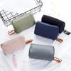 Ladies' Portable Mini Solid Color Makeup Bag Large Capacity Waterproof Storage Hand-held Bag