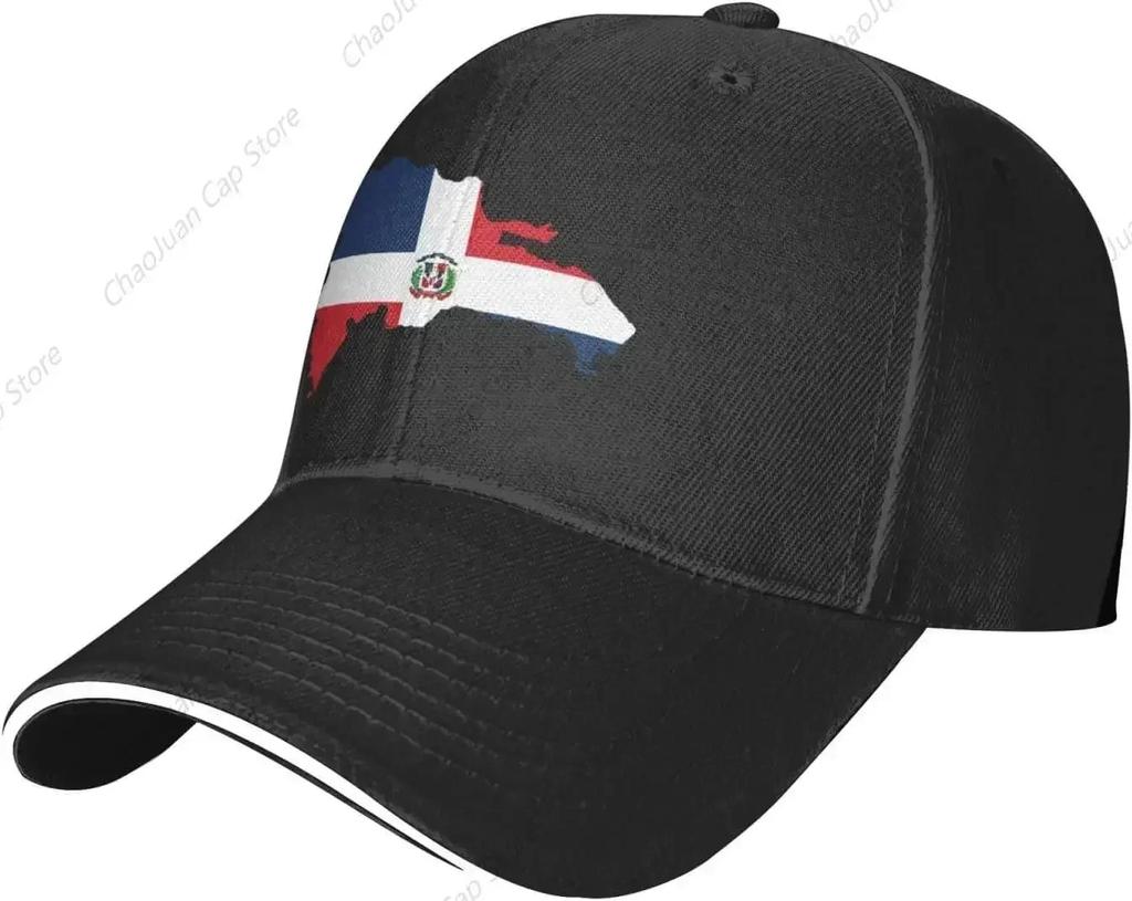 Dominican Republic Flag Men Womens Sandwich Hat Classic Adjustable Trucker Dad Hats