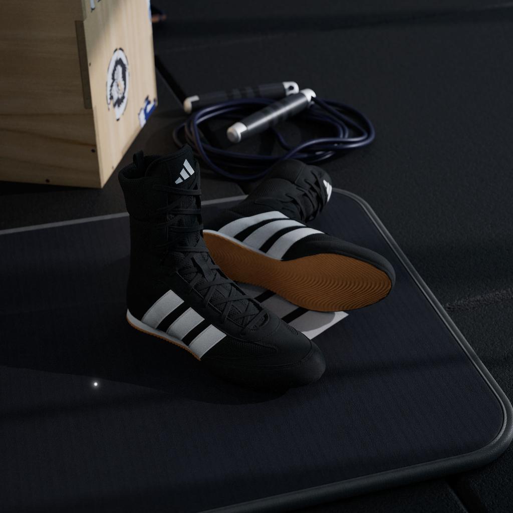 Adidas Box Hog Fabric High top Training Shoes Unisex