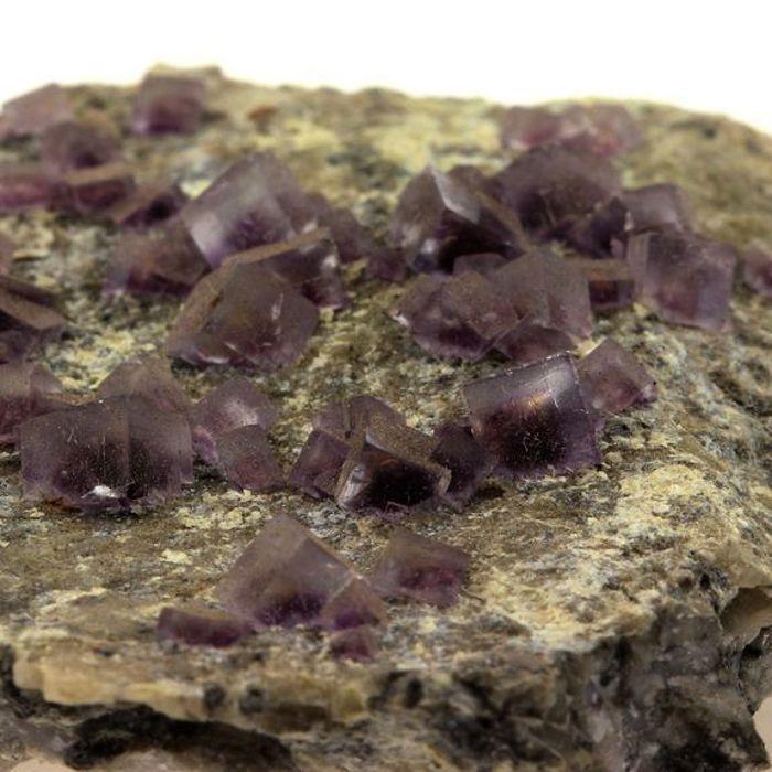 Pierres et Minéraux. Fluorite. 259.0 ct. Saint-Péray, Ardèche, France.