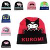 Cozy Knit Kawaii Kuromi Stitch Character Beanie Hat For Stylish Winter Warmth