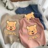 Kids' Summer Sleeveless Cotton Vest and Short Sleeve Cartoon T-Shirt - Fashionable and Cute Print
