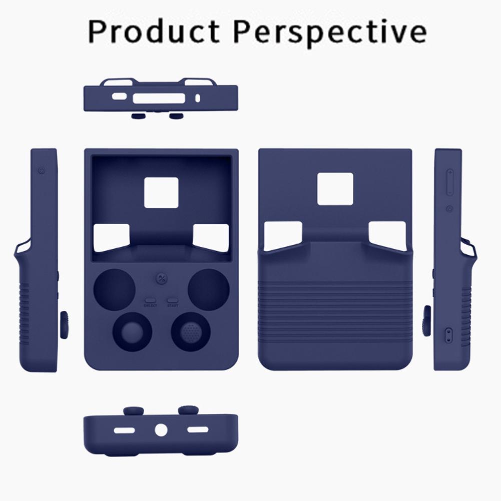 Retro Handheld Gaming Console Case for ANBERNIC RG477V - Fully Wrap Soft Silicone Shockproof Protective Accessory