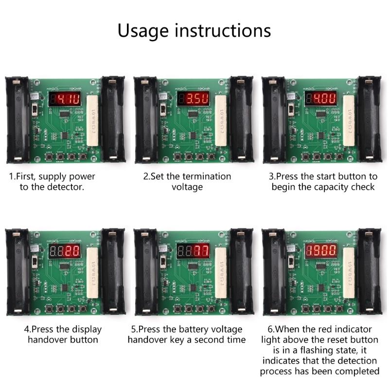 Single Channel Battery Internal Resistance Capacity Analyzers Automatic 9 Cycle Charging Discharging For 18650 Cells