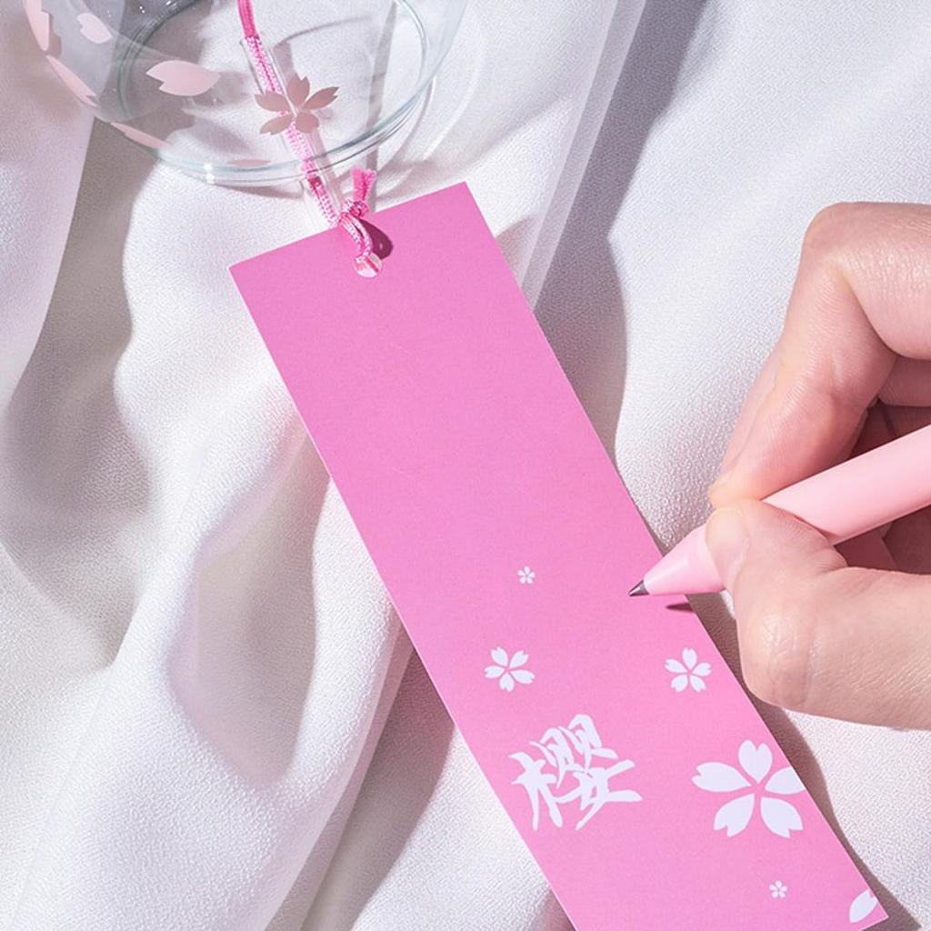 MrMrKura Wind Chimes Goldfish Cherry Blossom Glass Wind Chimes Set Handmade Wind Chimes Cute Entrance Wind Chimes Stylish Wind Chimes Clear Sound
