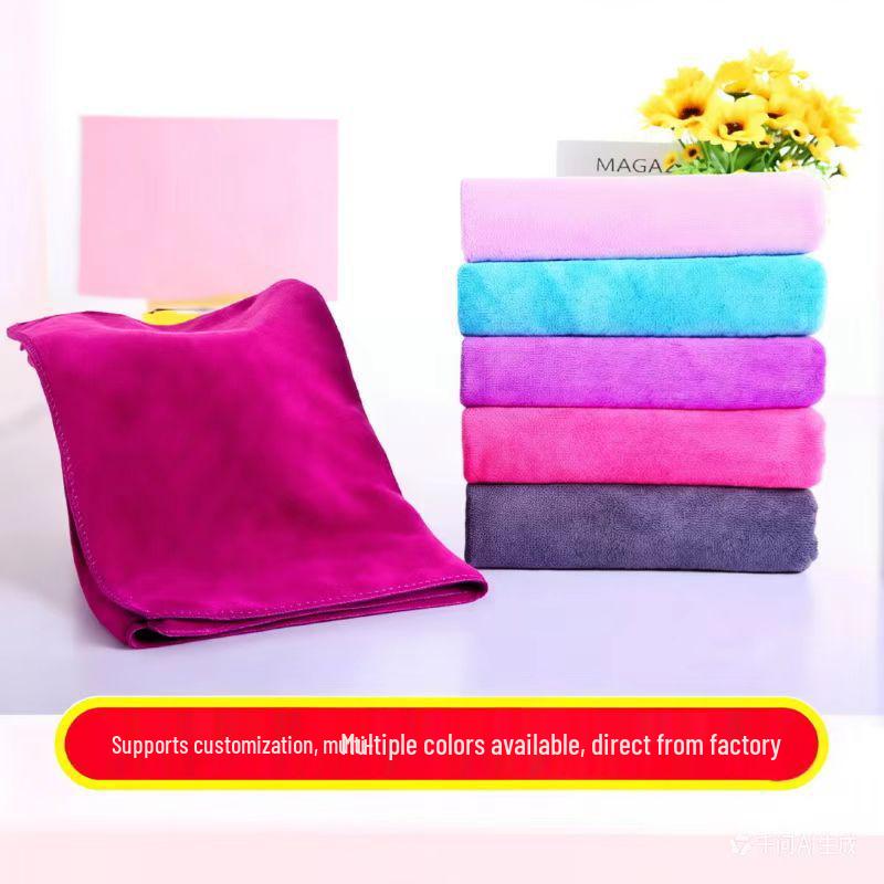 Thickened Microfiber Salon Towel: No Shedding, Highly Absorbent, Multi-Purpose for Drying and Cleaning