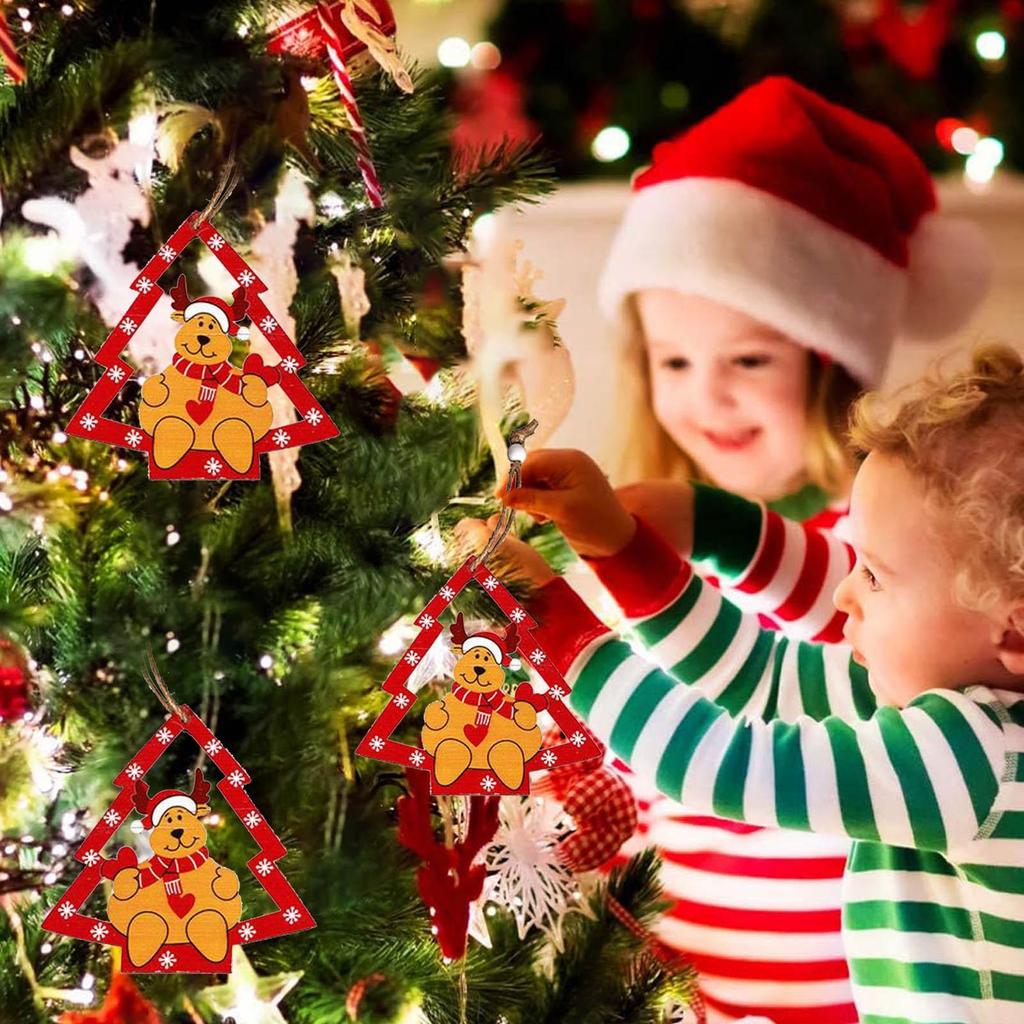 Christmas Ornaments Christmas Tree Wooden Doors And Christmas Tree Pendants