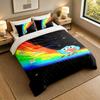 3Pcs Bedding SetAmazing World of Gumball Soft Bed Sheet and Two Pillowcases Home Bedroom Decor