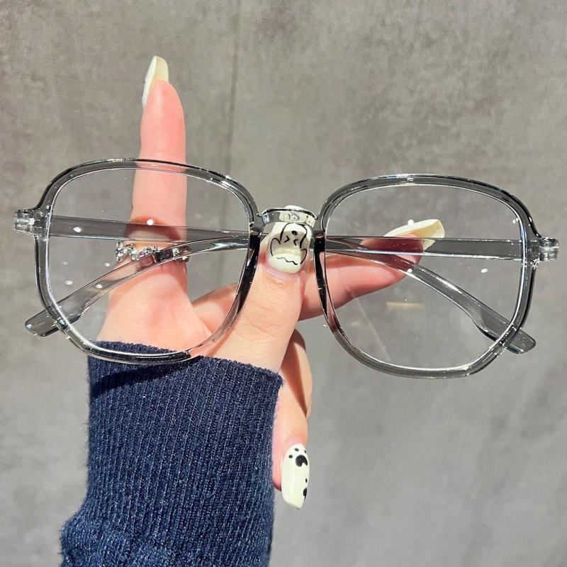 Anti-blue Light Glasses Slimming Polygonal Glasses Fashionable Bare Face Small Flat Light Glasses 819